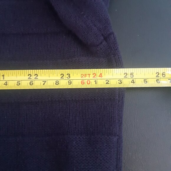 U.S. Polo Association SZ L Royal Blue Men's V-Neck Sweater - Picture 7 of 12